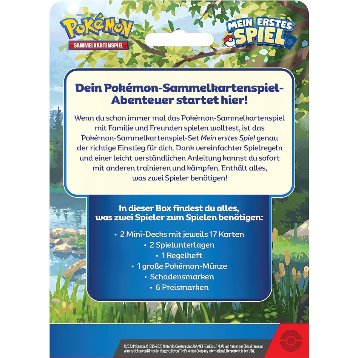 Pokémon Mein erstes Spiel - 2 Decks mit Pikachu & Bisasam
