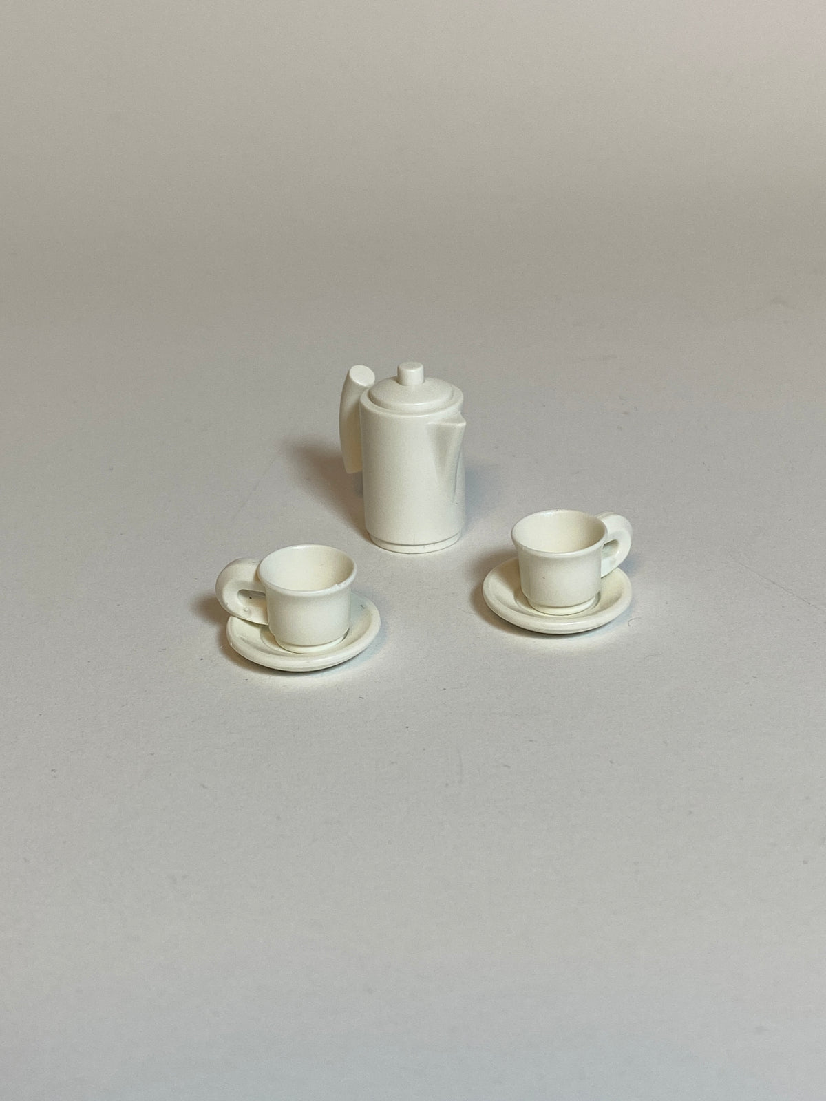 Playmobil Kaffeekanne mit 2x Tassen - weiß - 8829