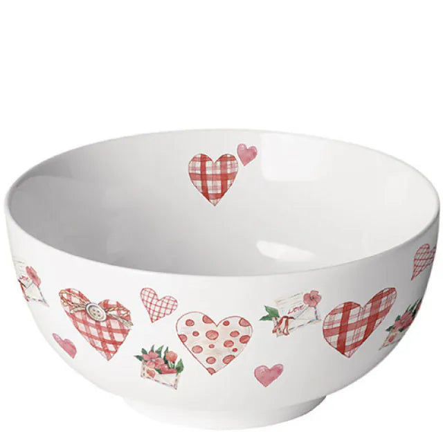 Ambiente - Bowl - Lovely hearts