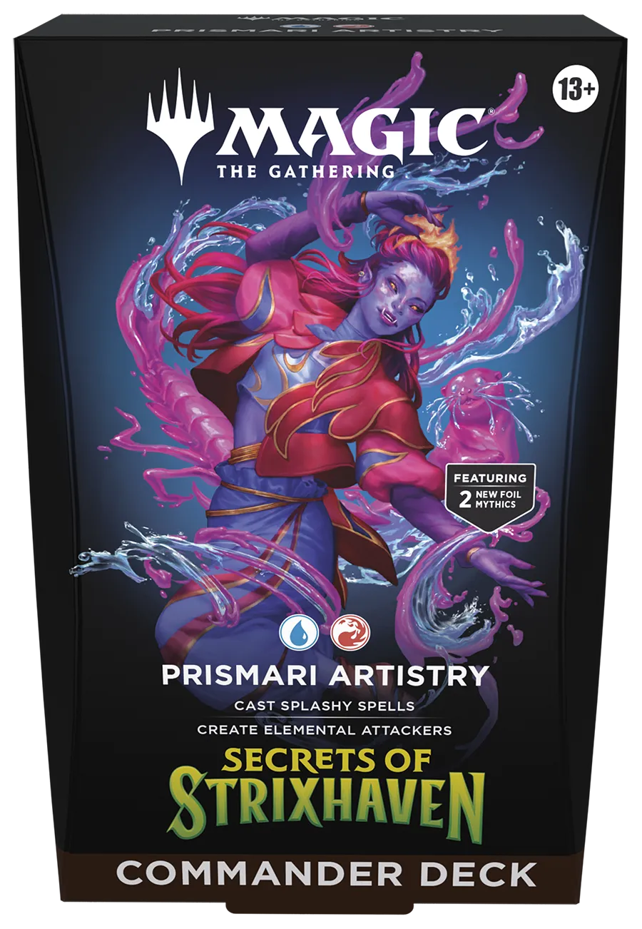 Magic the Gathering - Secrets of Strixhaven - Commander-Deck Prismari Artistry - englisch