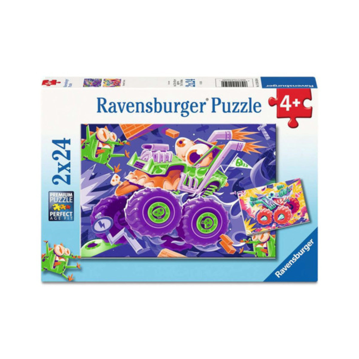 Ravensburger - Monster Truck - Kinderpuzzle - 2x 24 Teile