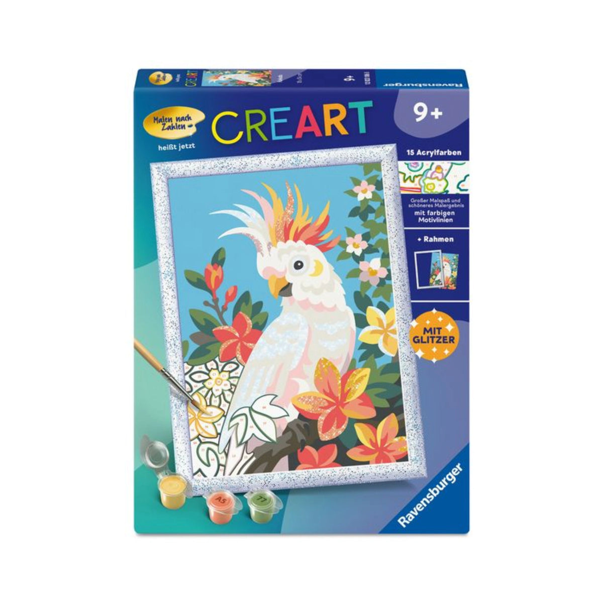 Ravensburger - CREART- Malen nach Zahlen- Kakadu