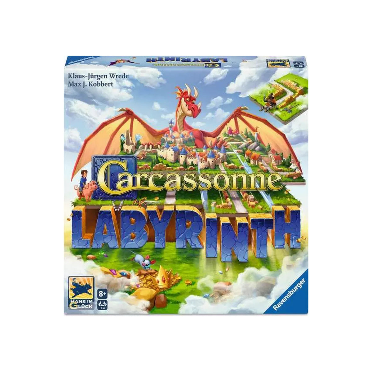 Ravensburger - Hans im Glück - Carcassonne Labyrinth - Gesellschaftsspiel