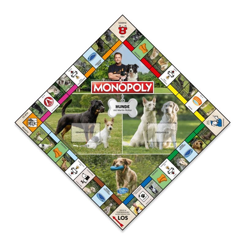 Winning Moves - Monopoly: Hunde - mit Martin Rütter