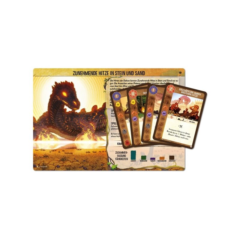 Pegasus - Spirit Island: Zunehmende Hitze in Stein und Sand (Mini-Eweiterung) - DE