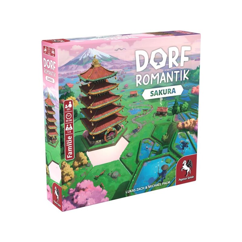 Pegasus - Dorfromantik – Sakura - 1-5 Spieler ab 10+ Jahren - DE