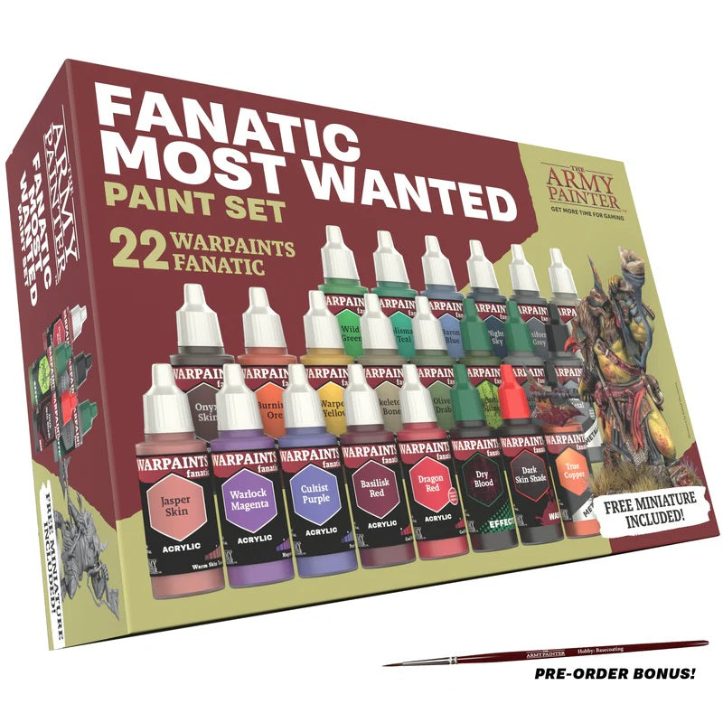 Army Painter – Warpaints Fanatic: Most Wanted Paint Set