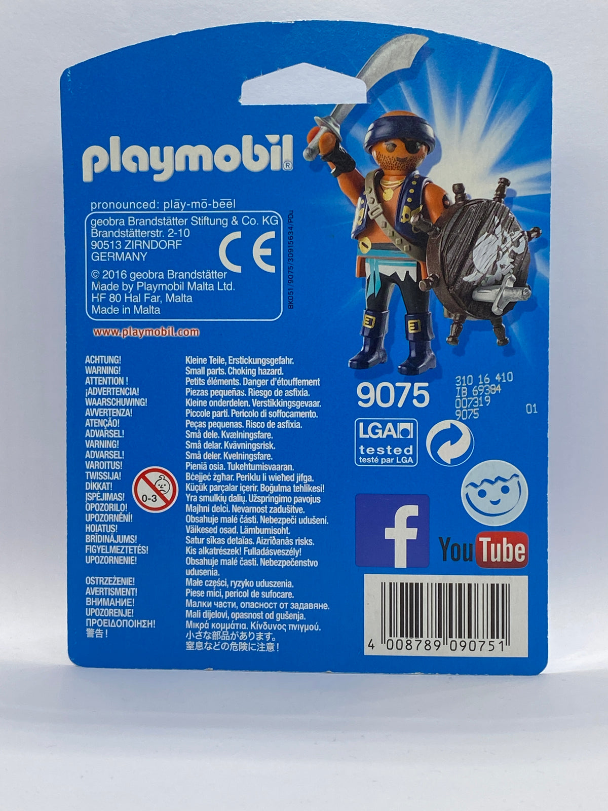 Playmobil Playmo-Friends Pirat mit Schild 9075 - Neu