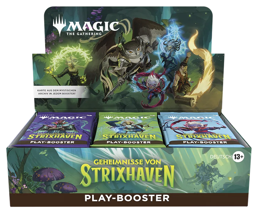 Magic the Gathering - Geheimnisse von Strixhaven - Play-Booster-Display (30 Play-Booster) - deutsch