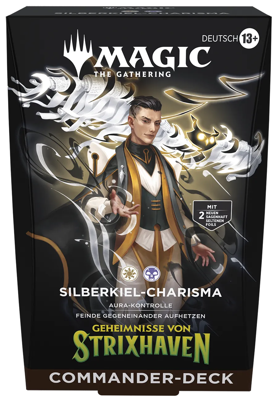 Magic the Gathering - Geheimnisse von Strixhaven - Commander-Deck Silberkiel-Charisma - deutsch
