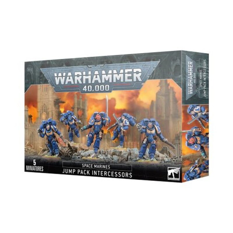 Warhammer 40.000 - Space Marines – Intercessoren mit Sprungmodul (48-13)