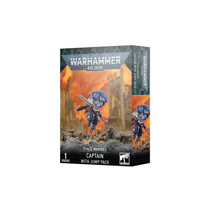 Warhammer 40.000 - Space Marines – Captain mit Sprungmodul (48-17)