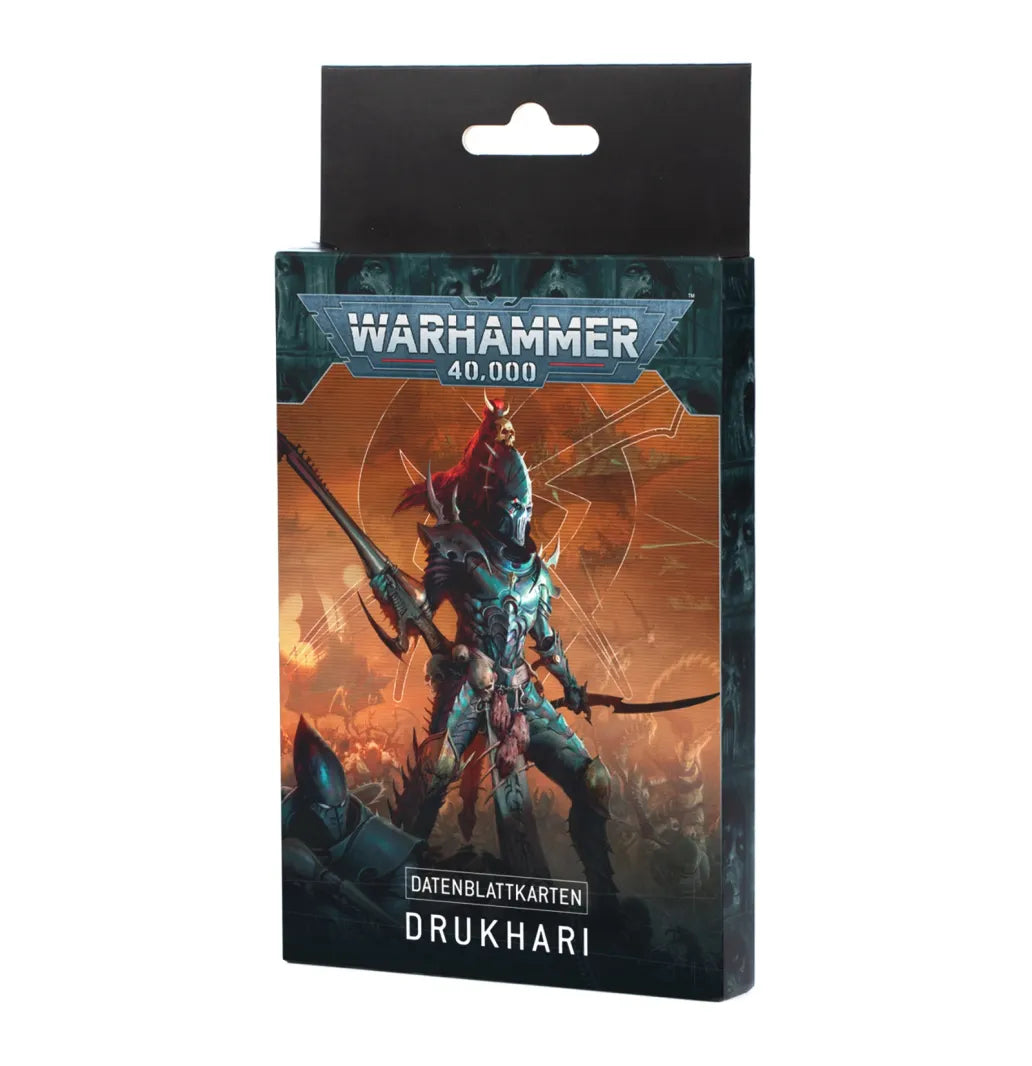 Warhammer 40.000 - Drukhari - Datenblattkarten - Deutsch (45-02)