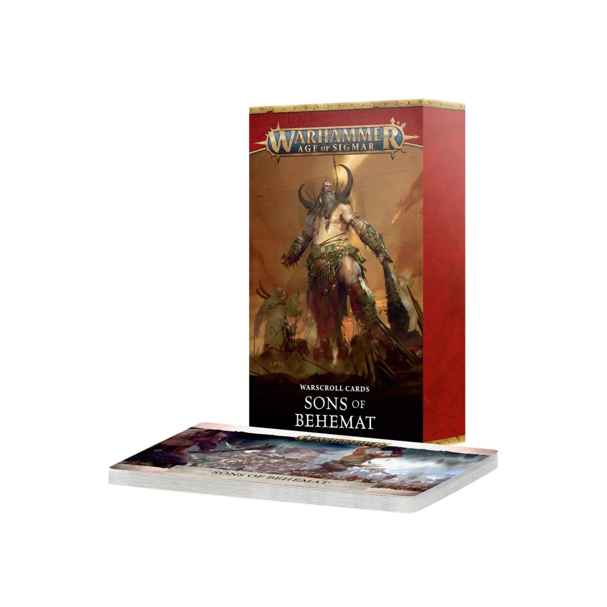 Warhammer Age of Sigmar - Sons of Behemat - Warscroll Cards: Sons of Behemat - Englisch (93-04)