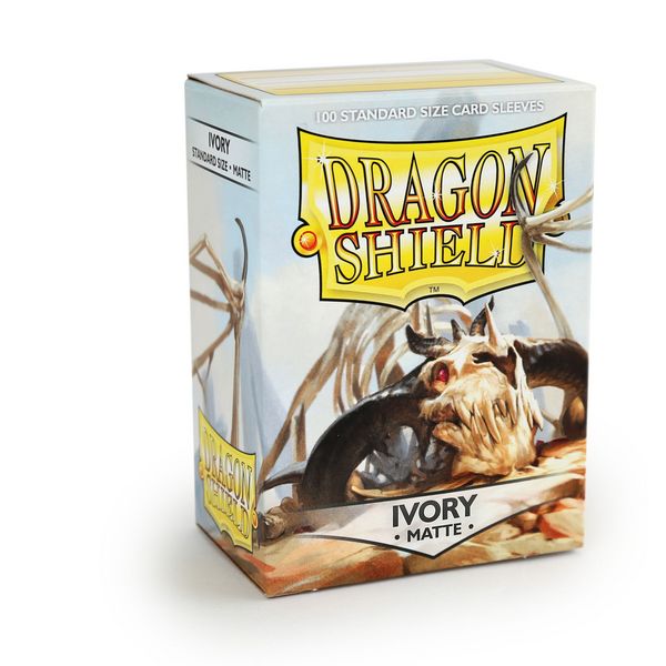 Dragon Shield - Ivory - Matte Sleeves - Standard Size (100)