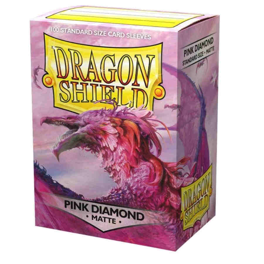 Dragon Shield - Pink Diamond - Matte Sleeves - Standard Size (100)