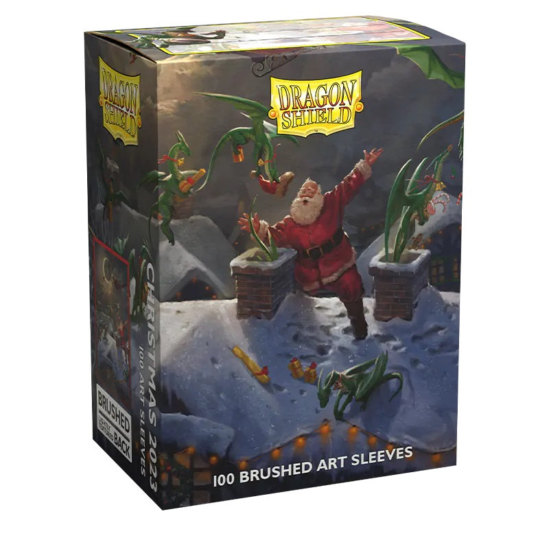 Dragon Shield - Christmas 2023 - Brushed Art Sleeves - Standard Size (100)
