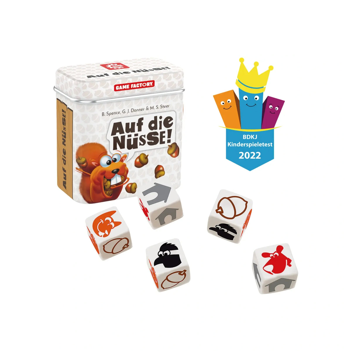 Game Factory - Auf die Nüsse! - Das knackige Würfelspiel