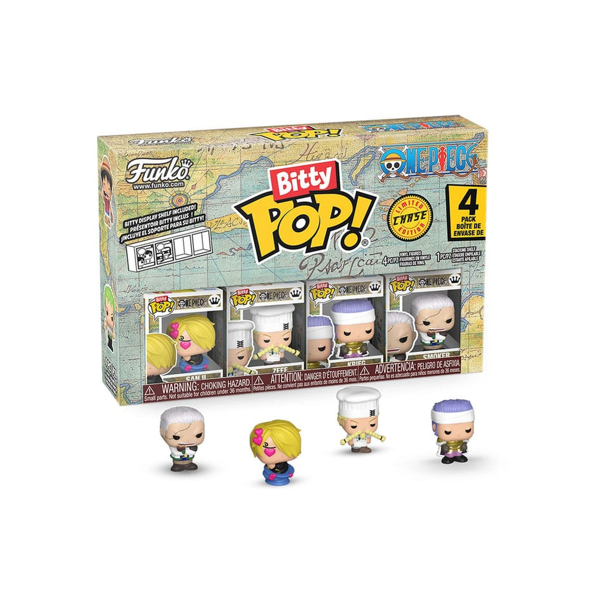 Funko Bitty POP! - One Piece - Limited Edition - 4er Pack