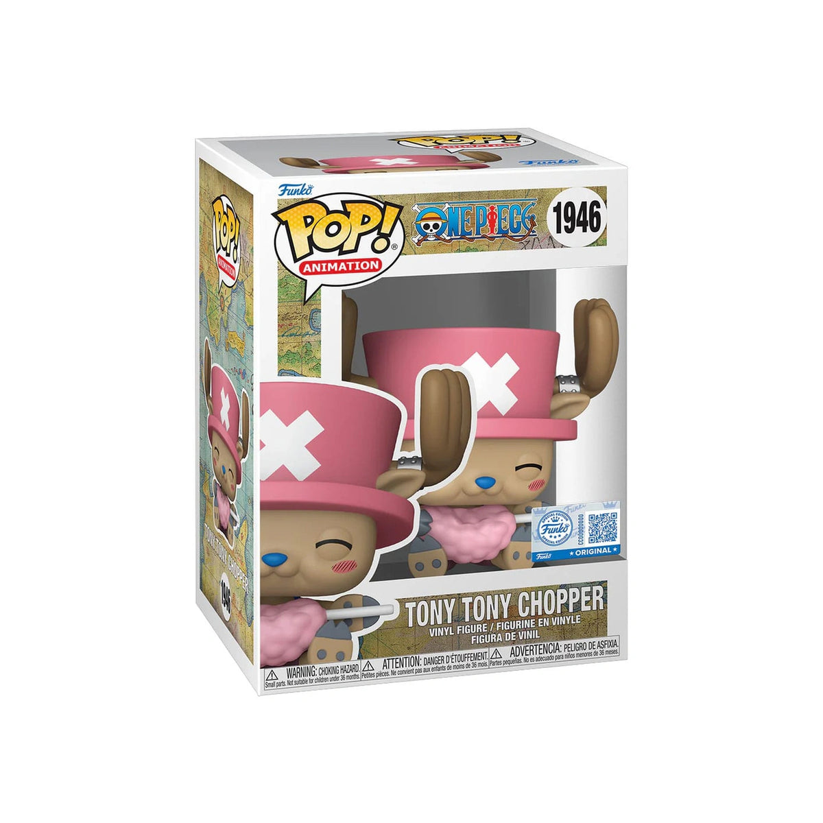 Funko POP! Animation - One Piece - Tony Chopper with Cotton Candy #1946 *heo Exclusive*
