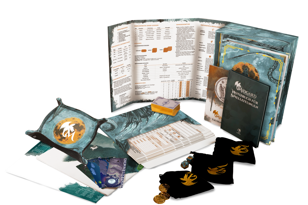 Pegasus - Midgard Legenden von Damatu - Grundregelwerk - Ultralimitiertes Box Set