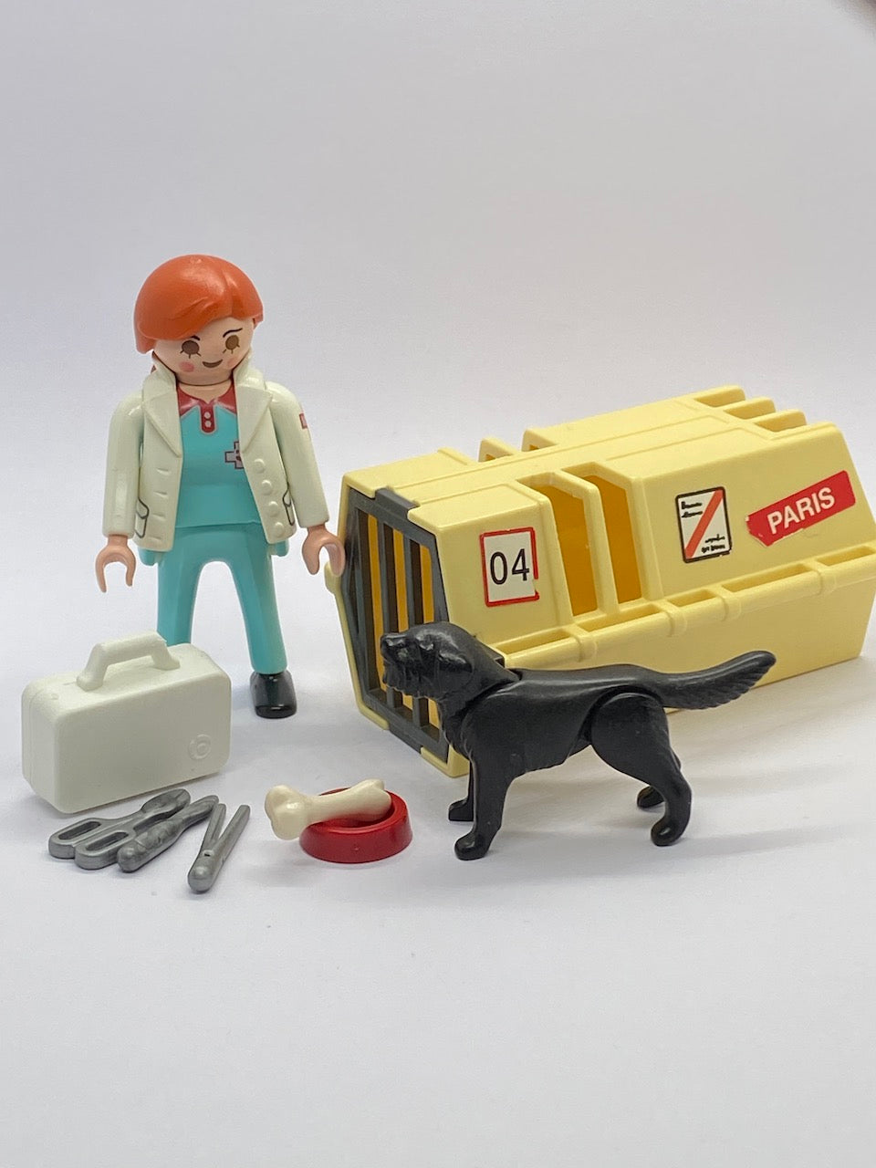 Playmobil Tierärztin mit Hund und Flugbox - A0160
