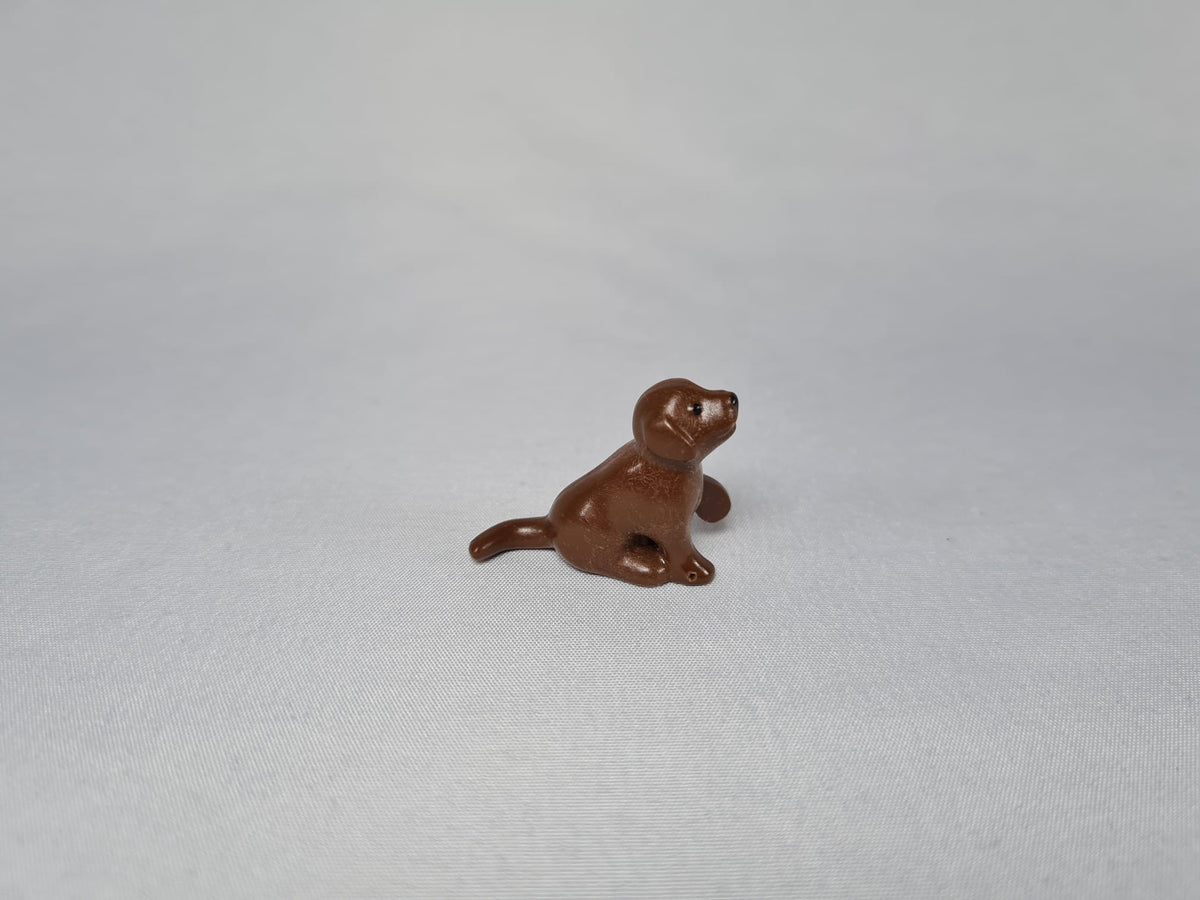 Playmobil Welpe sitzend - Hund - Tier - 0443