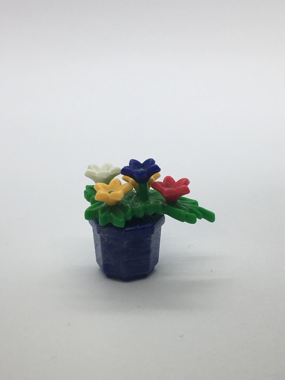 Playmobil blauer Blumentopf mit Blumen - 0163