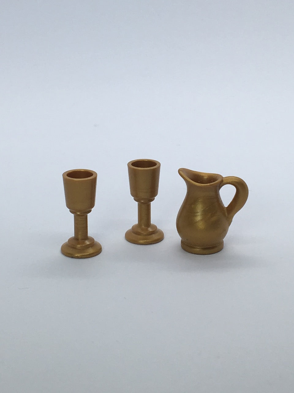 Playmobil Playmobil Karaffe mit 2x Gläser - gold - Ritterburg - Traumschloss - Zubehör - 0274