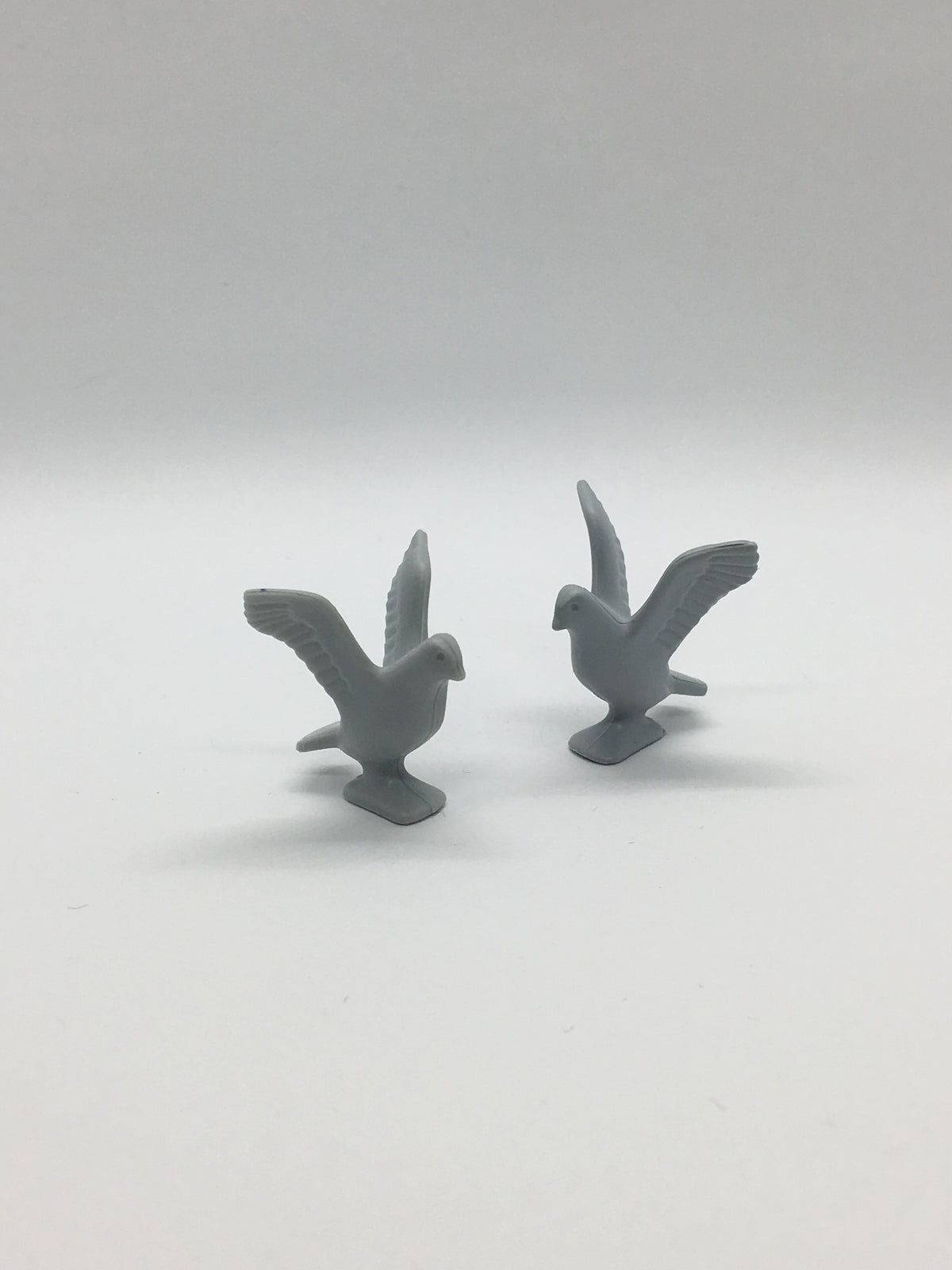 Playmobil 2x Tauben - hell grau - C1582