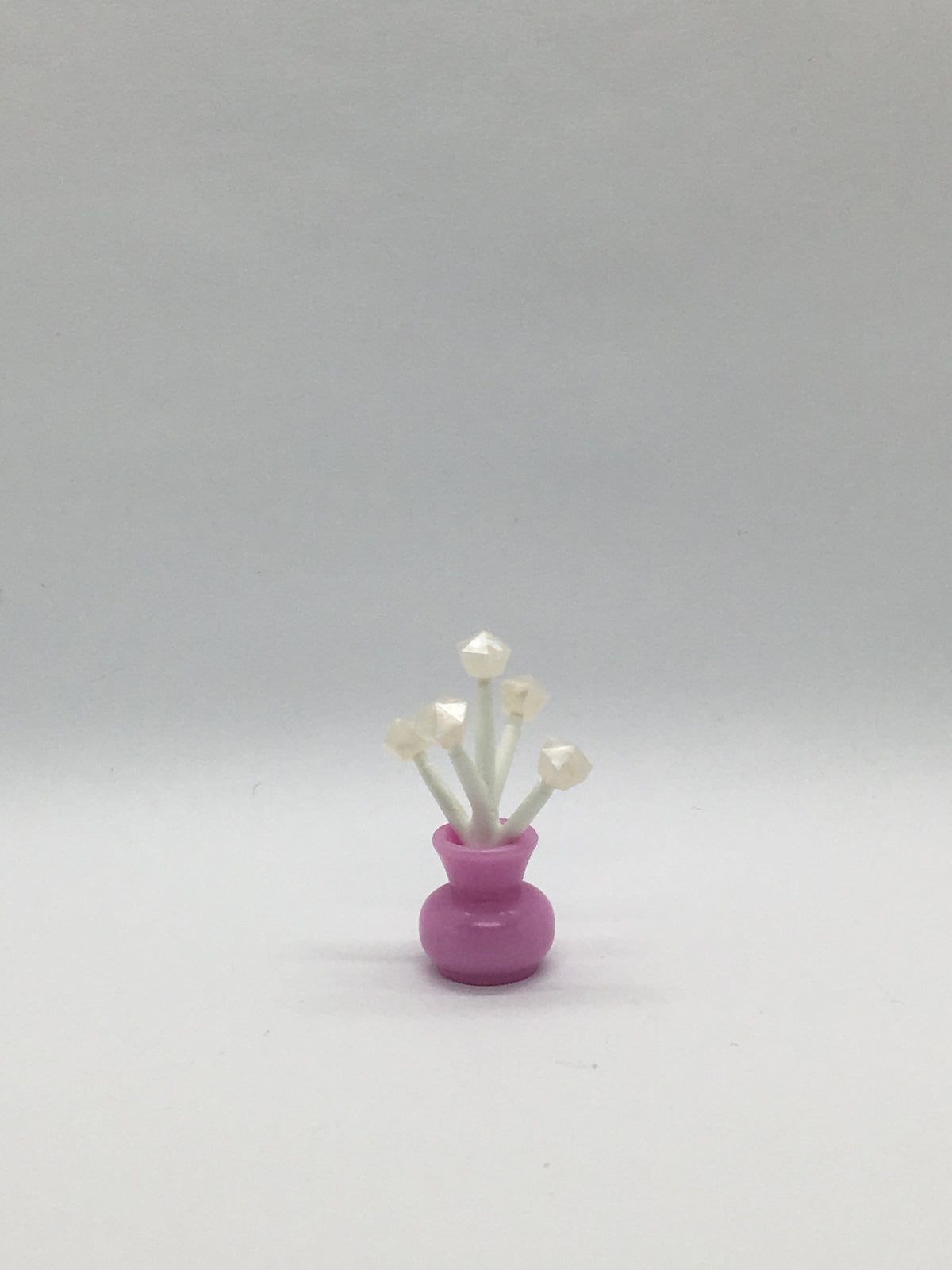 Playmobil rosa Vase mit weißen Eisblumen - C1592