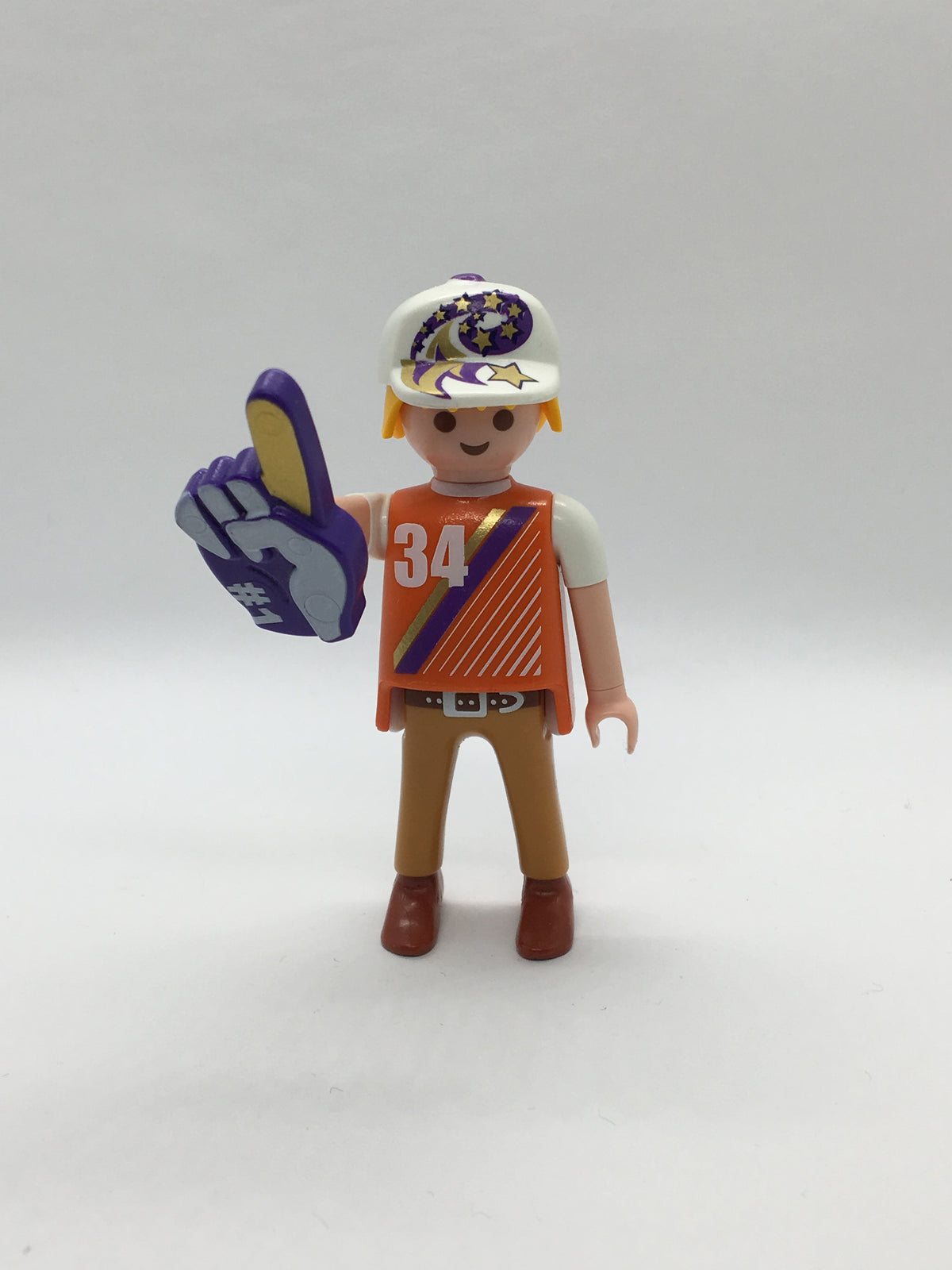 Playmobil Mann mit Cappy - Fan Figur - 9344