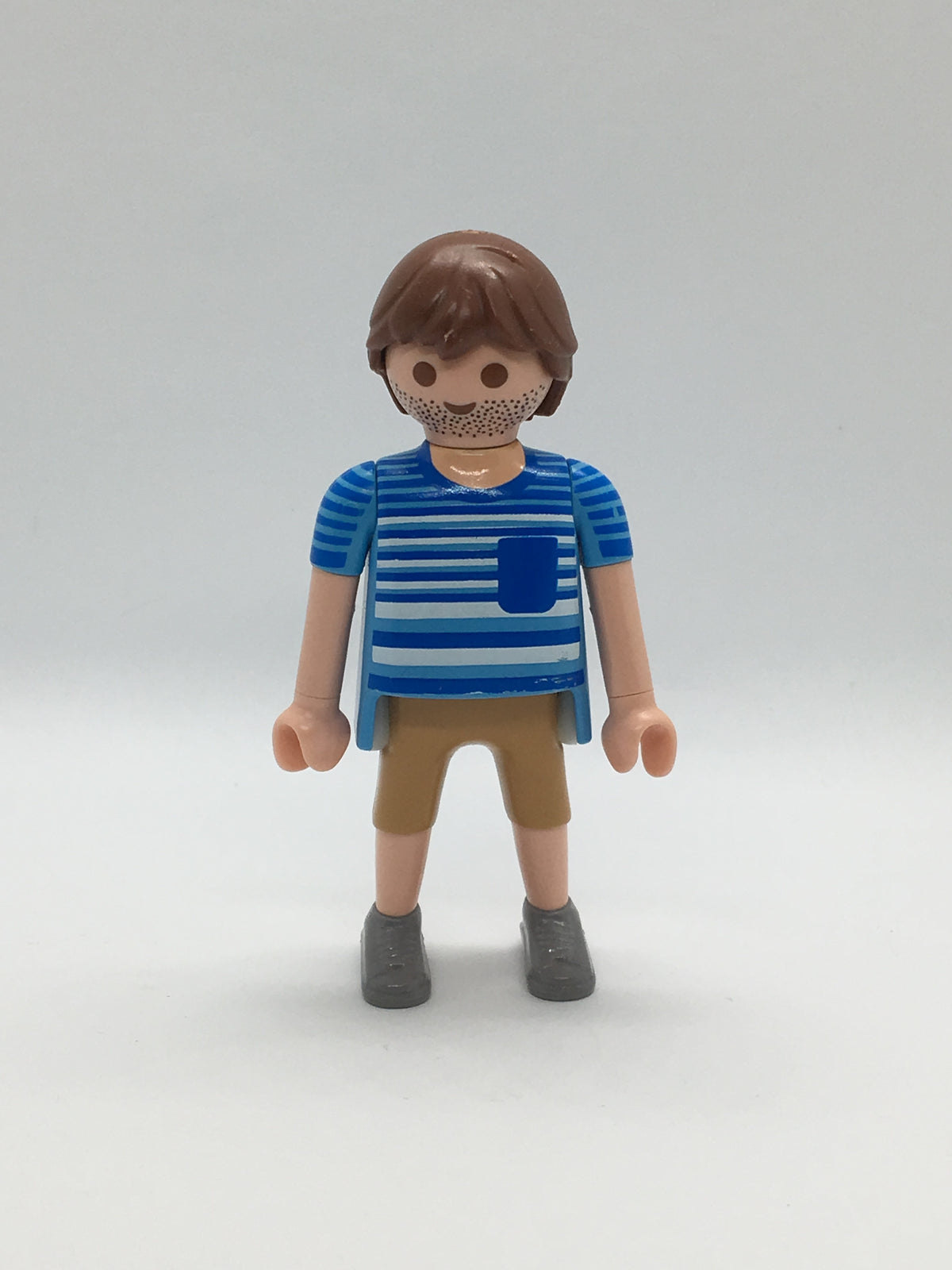 Playmobil Mann - blau gestreiftes T-Shirt - Figur - C1968