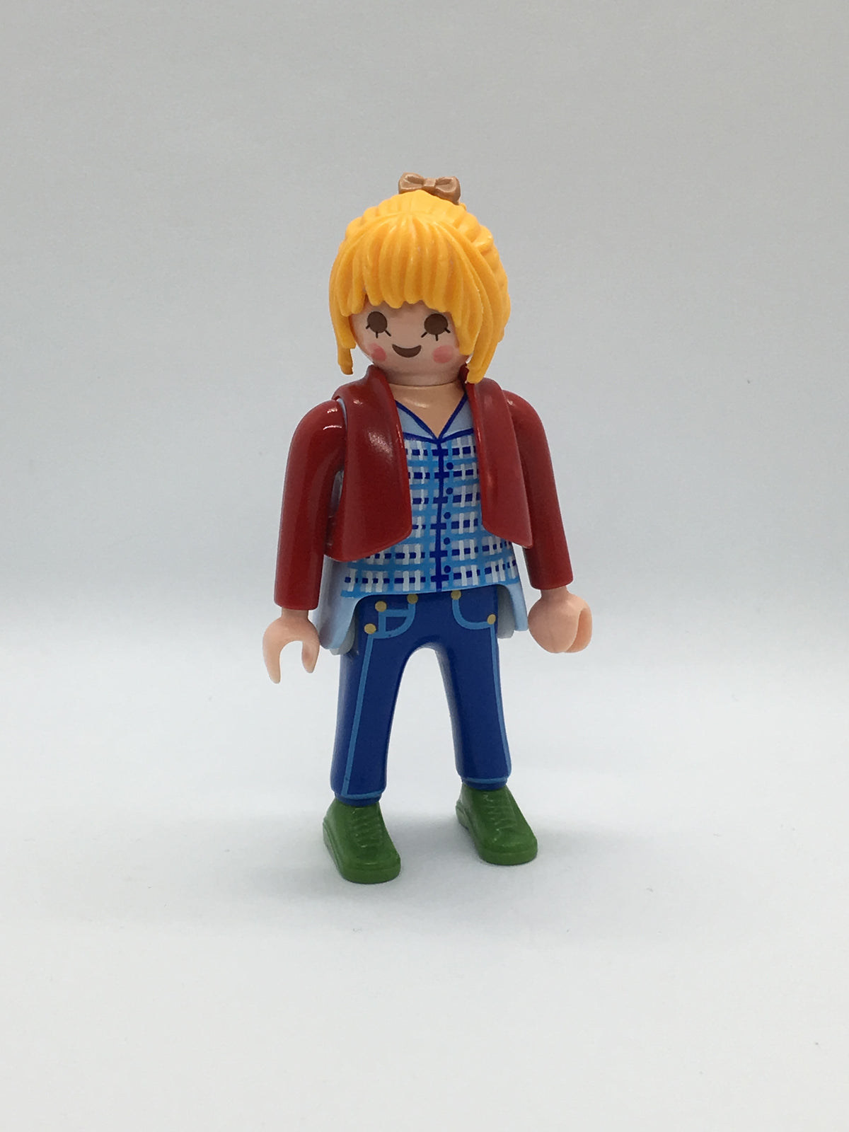Playmobil Frau - mit roter Jacke - Figur - C1970