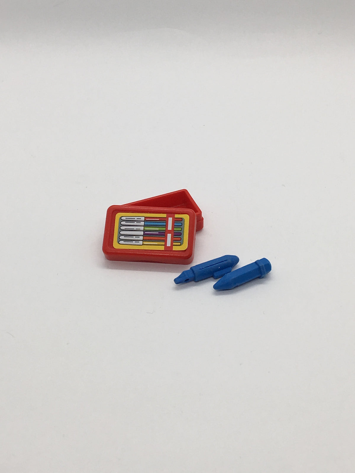 Playmobil Box mit Stiften - Federmäppchen - Schule - C2109
