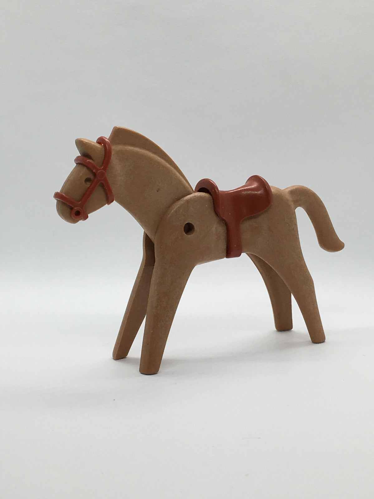 Playmobil Pferd mit Sattel und Zaumzeug - braun - C2490