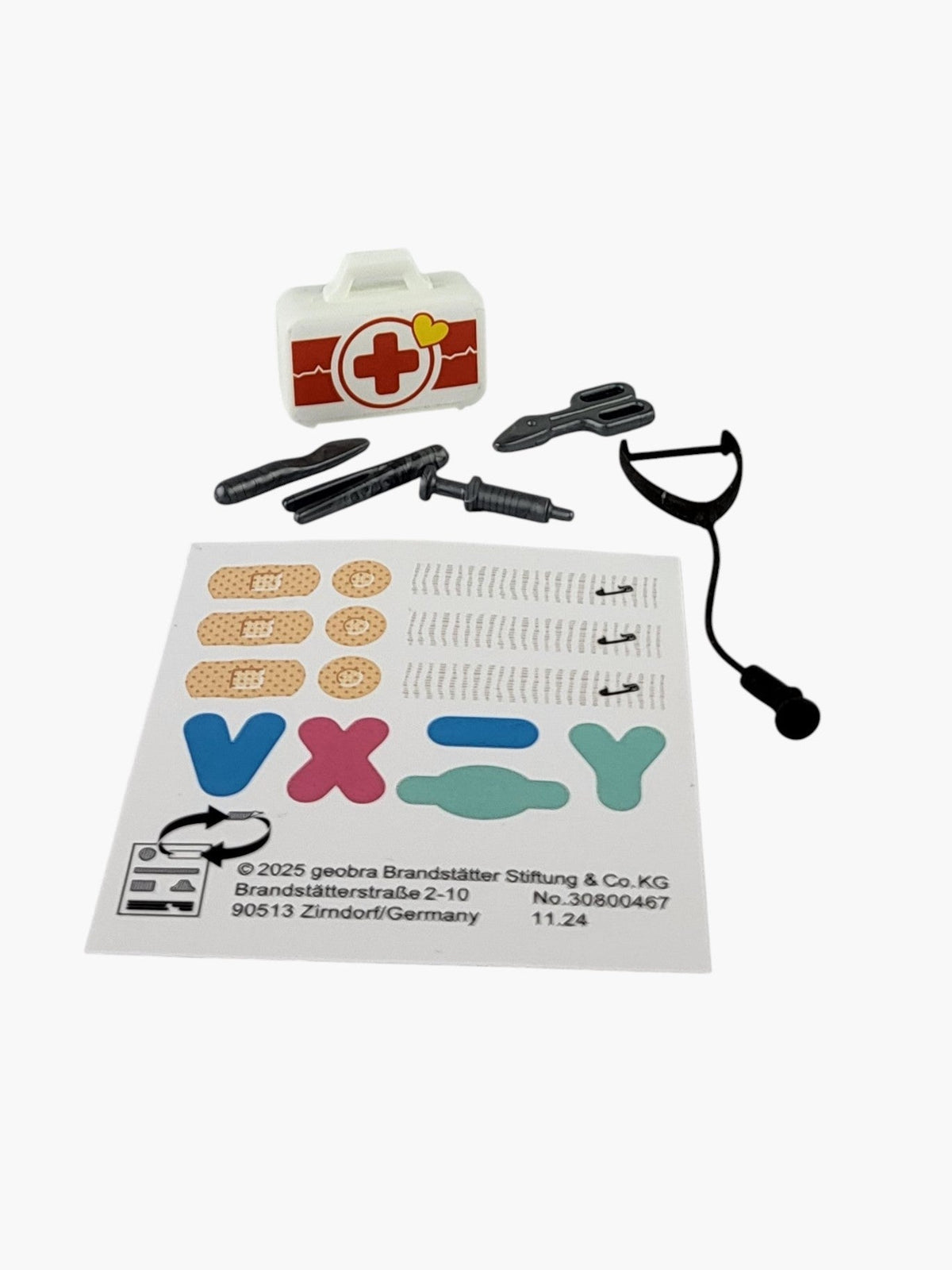 Playmobil - Arztkoffer mit Zubehör und Stickerbogen - Krankenhaus - N1245