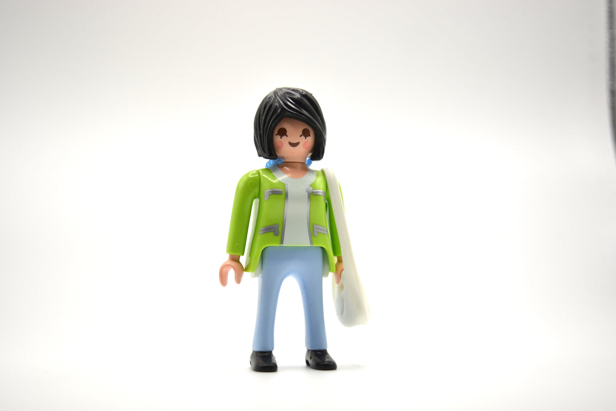 Playmobil - Frau mit Jacke und Tasche - P0646