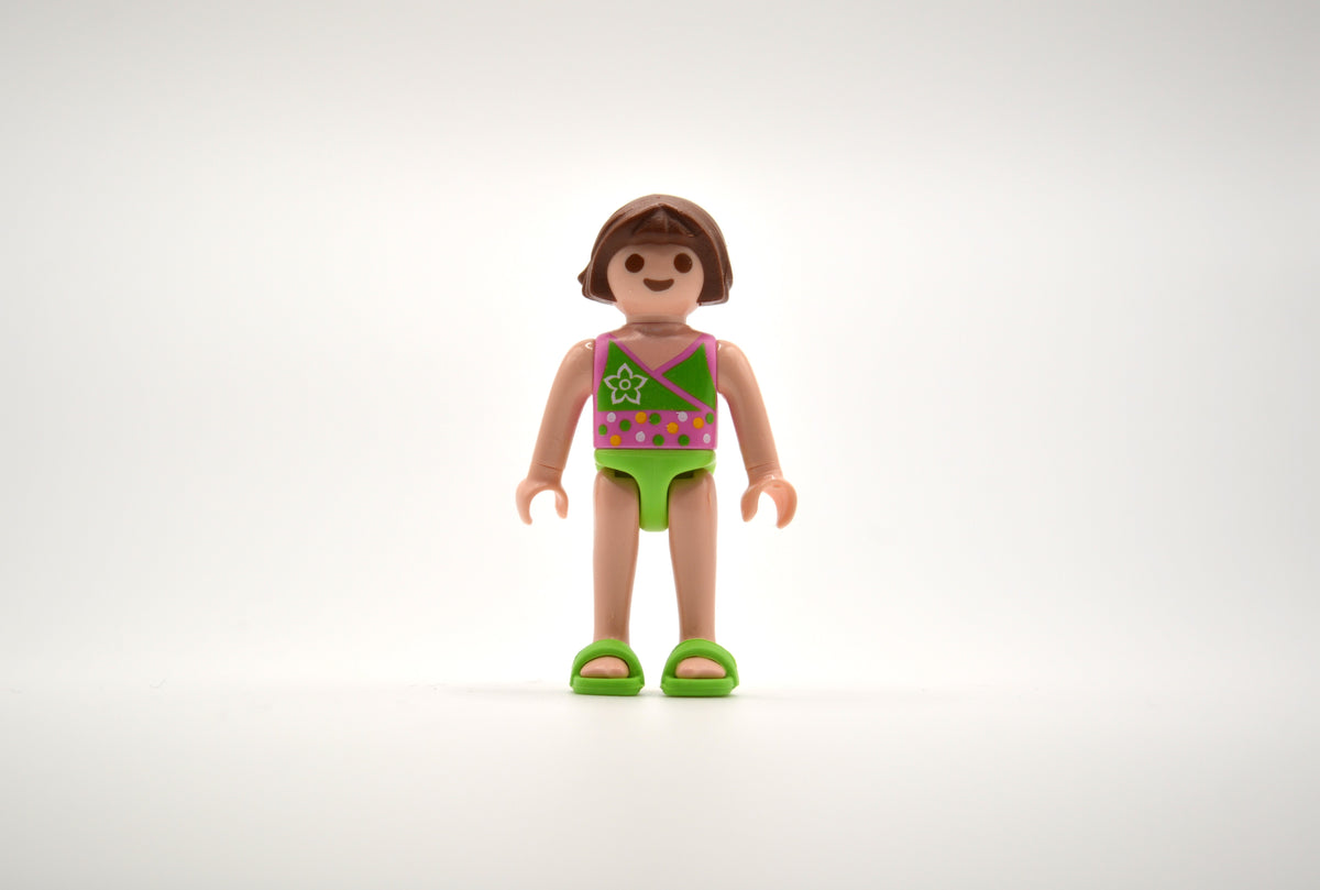 Playmobil - Figur - Mädchen in grünem Badeanzug - P0674