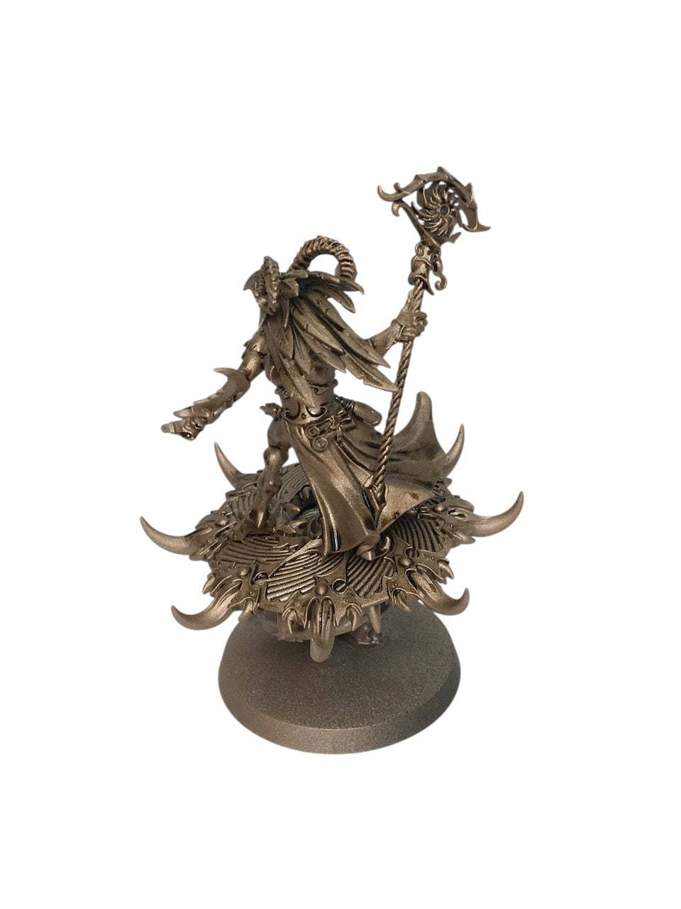 Thousand Sons - 1x Tzaangor Shaman - grundiert