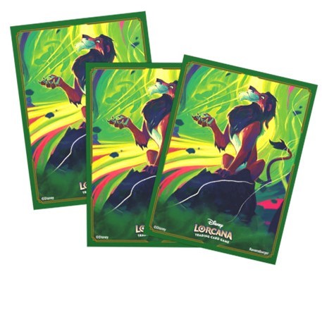 Disney Lorcana TCG - Azurblaues Meer - Kartenhüllen Scar