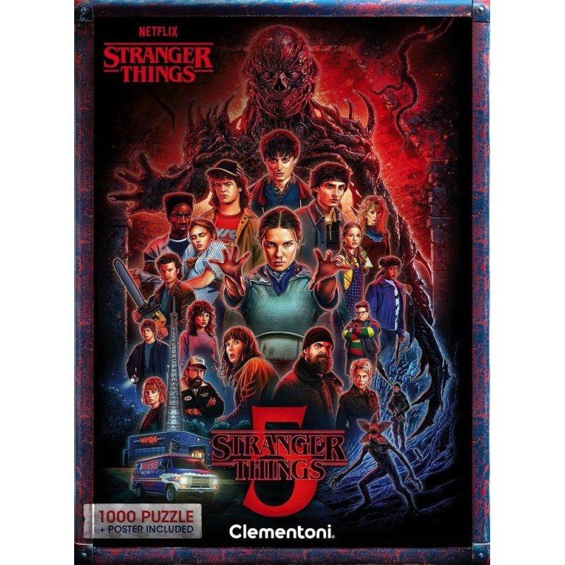 Clementoni - Stranger Things - Puzzle - 1000 Teile