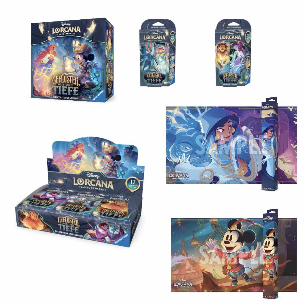 Disney Lorcana TCG - Geflüster aus der Tiefe - das magische Set