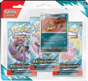 Pokémon Karmesin & Purpur 9 - Reisegefährten - 3er Booster Blister - Irokex - deutsch