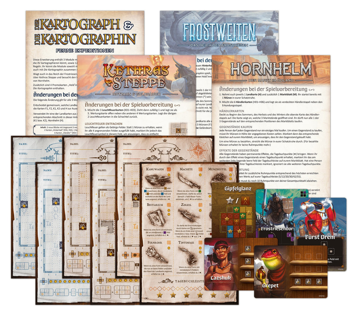 Pegasus - Der Kartograph & Die Kartographin: Ferne Expeditionen - Erweiterung