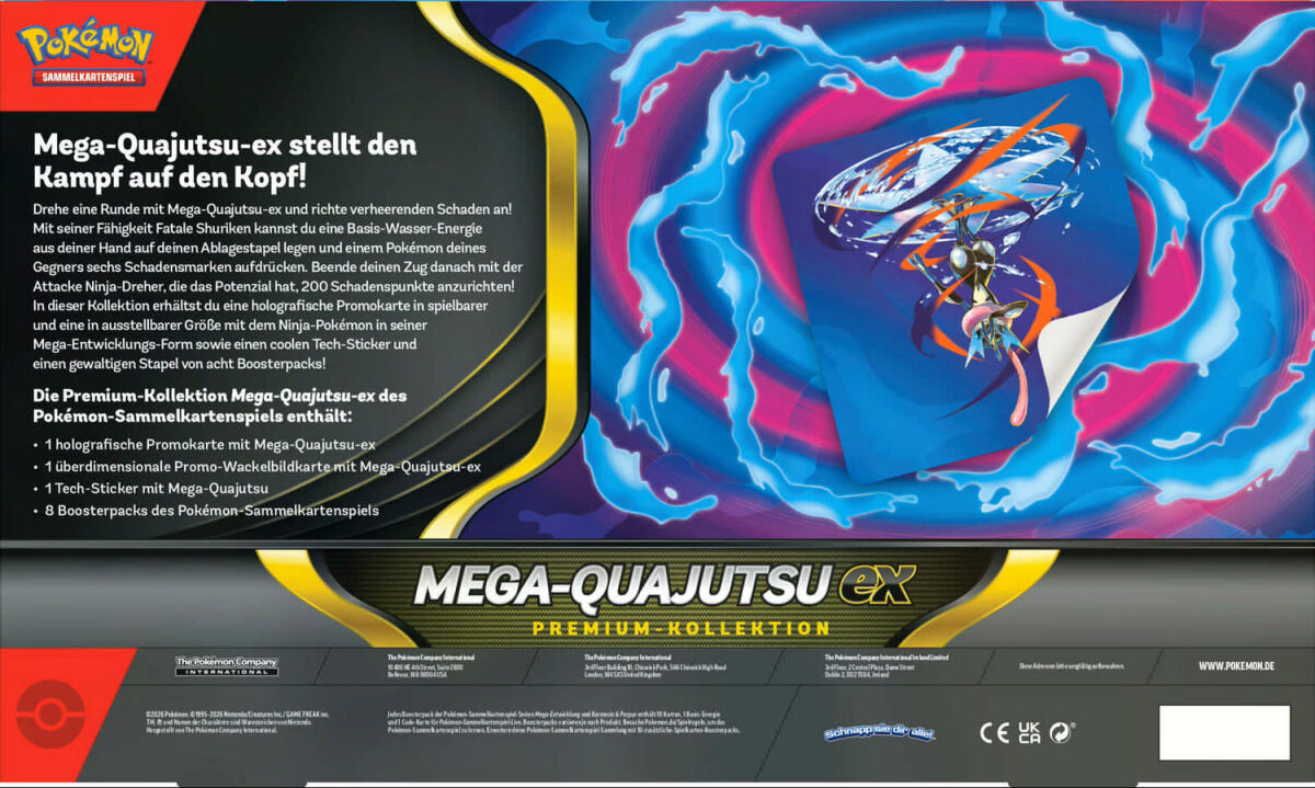 Pokemon TCG - MBE03 - Mega-Quajutsu ex Premium-Kollektion