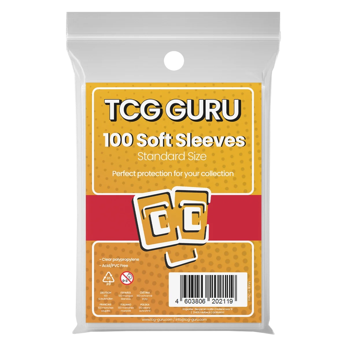 TCG Guru - Soft Sleeves/Penny Sleeves - 100 Stück