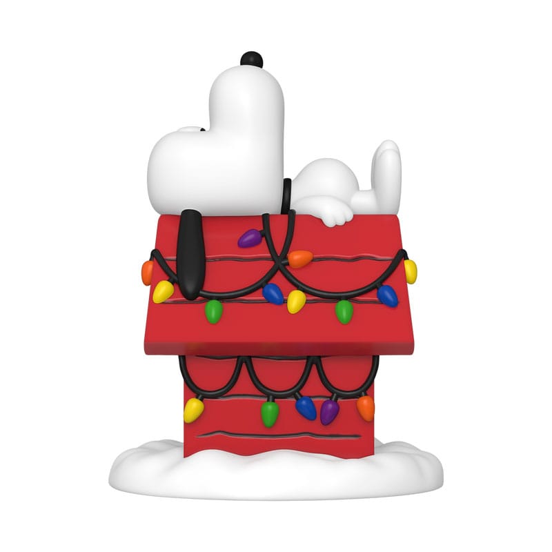 Funko POP! Deluxe - Peanuts: Fröhliche Weihnachten - Snoopy with Doghouse - 9 cm