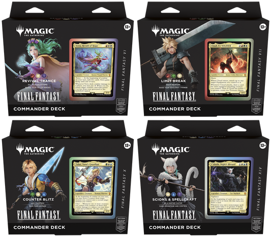 Magic the Gathering - Final Fantasy - Commander-Deck-Set (4 Decks) - englisch