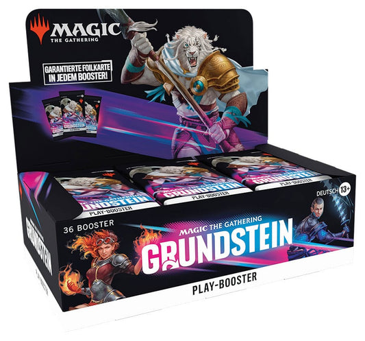 Magic the Gathering - Grundstein - Play-Booster-Display (36 Booster) - deutsch